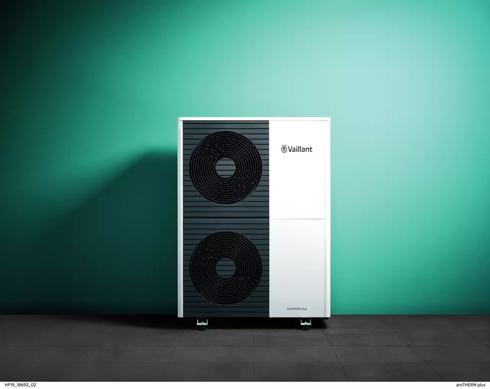 Vaillant aroTHERM monoblock heat pump outdoor unit